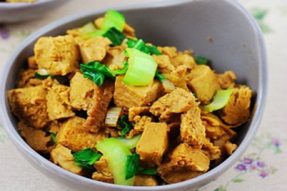 【素食菜谱】红烧冻豆腐