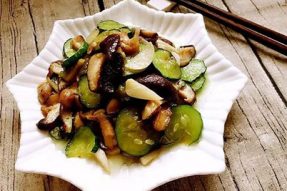 【素食菜谱】家常素食菜谱之素炒香菇