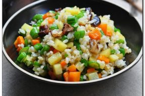 【精美素食·素食菜谱】之【杂蔬炒饭——健康素食】