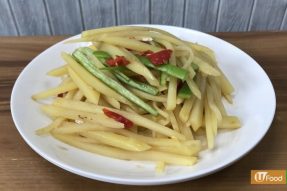 酸辣涼拌土豆絲——广州素食学校