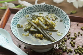 素食菜谱：绿豆海带糖水