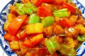 素食菜谱：西红柿烧茄子