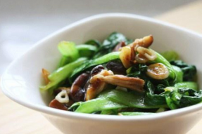 素食菜谱：香菇油菜