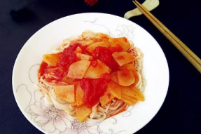 【素食菜谱推荐】番茄土豆盖浇面