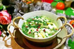 钟南山：该多吃素了！唇齿留香的20道素食菜谱，拿走不谢！——  菜春笋豆腐羹