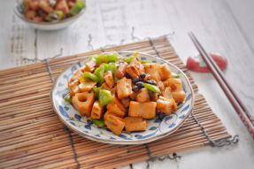 【素食养生菜谱】8款豆豉口味下饭菜—— 风味豆豉藕丁