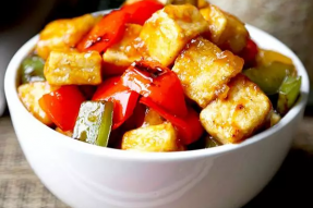 【素食菜谱】糖醋豆腐|教你做素食