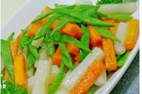 【素食菜谱】健脾养胃的素菜-鲜淮山炒南瓜，减肥，吃它就对了~